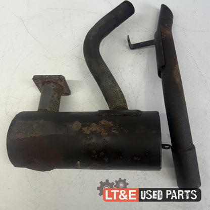 EXHAUST MUFFLER AND PIPE ASSEMBLY